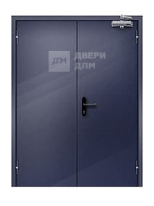 Противопожарная дверь двупольная ДПМ-02 EI-45 глухая шумоизоляционная